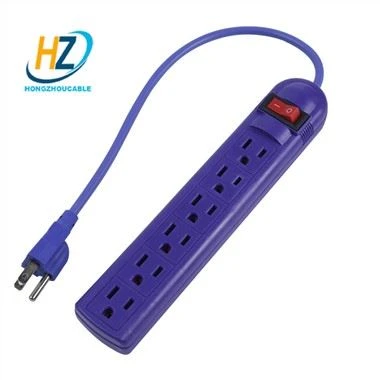 2FT 6-soket soket listrik